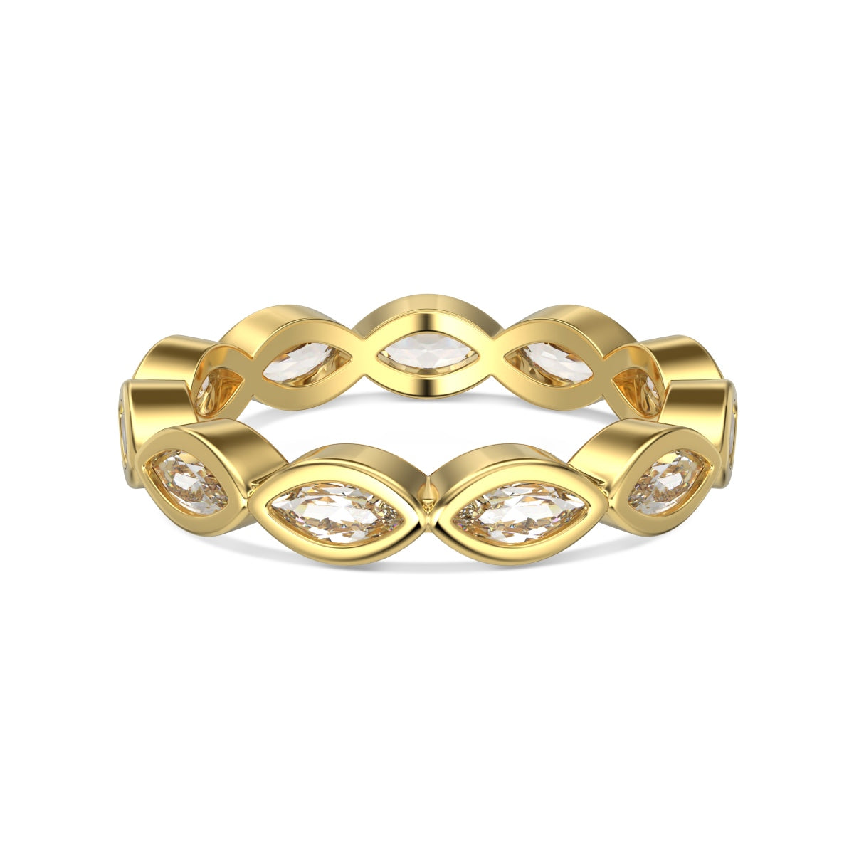 Noble Lady Eternity Ring S925 18K