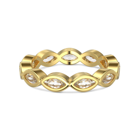 Noble Lady Eternity Ring S925 18K