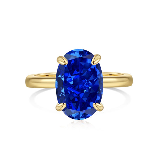 Imperial Blue Abyss Ring S925 18K