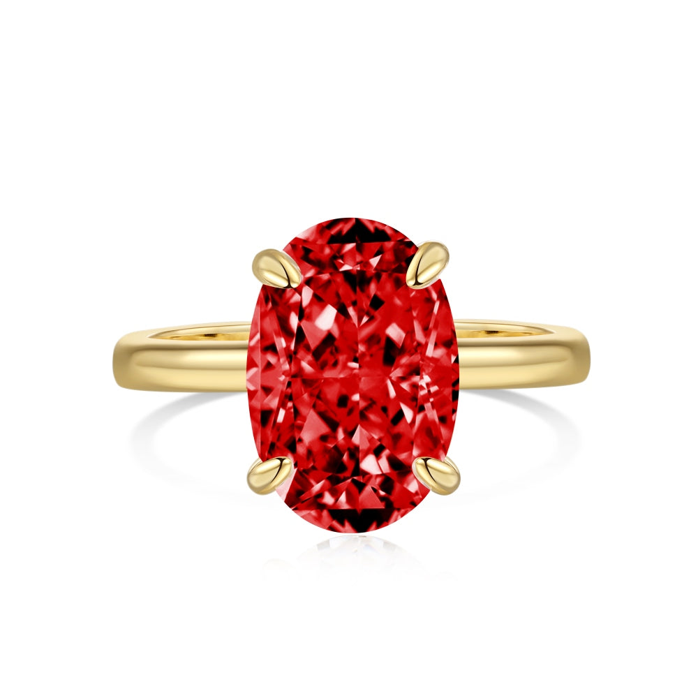 Imperial Red Velvet Ring S925 18K