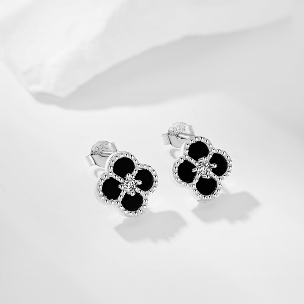 Four-Leaf Fortune Earrings S925 