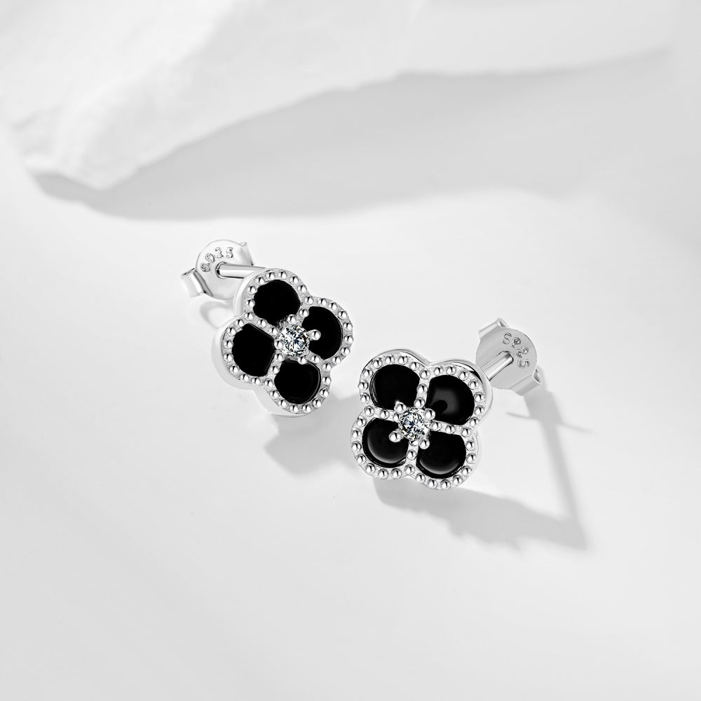 Four-Leaf Fortune Earrings S925 