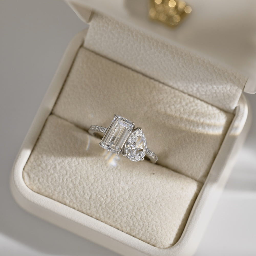 Starlit Diamond Ring S925 