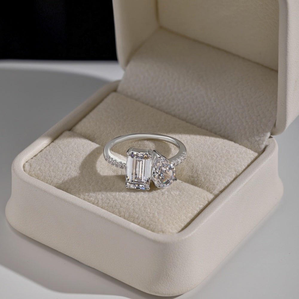 Starlit Diamond Ring S925 