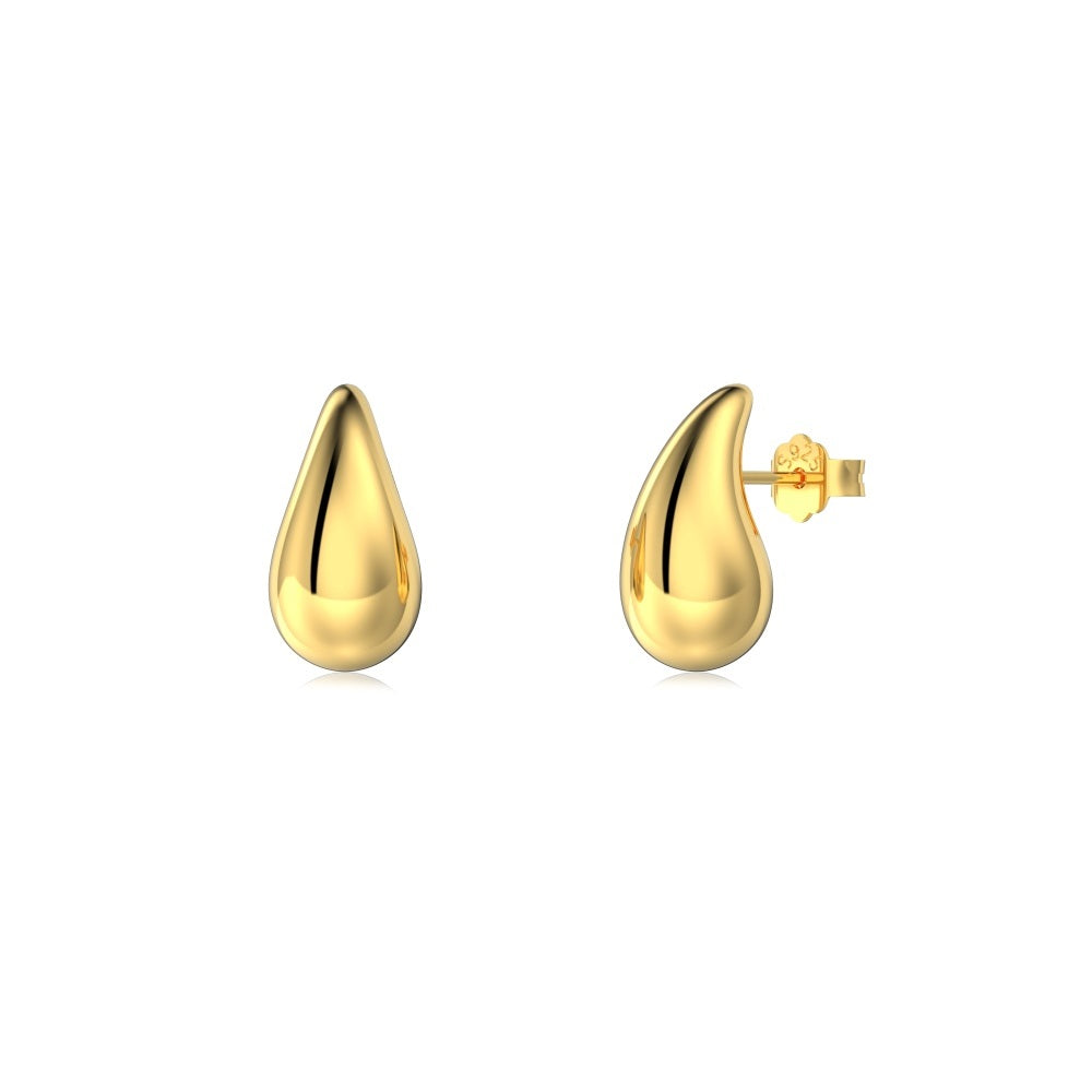 Drop  Earrings 12mm S925 18K