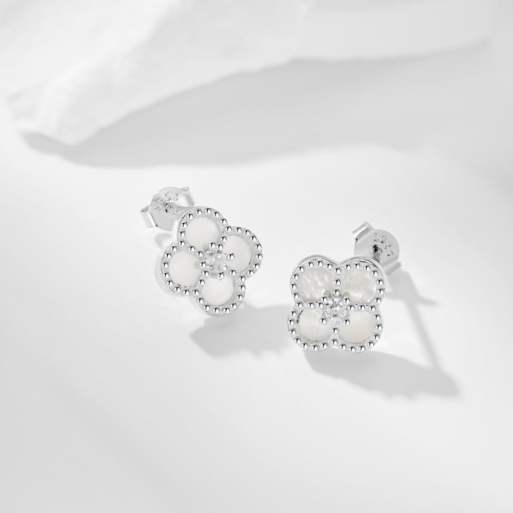 Four-Leaf Luck Earrings S925 