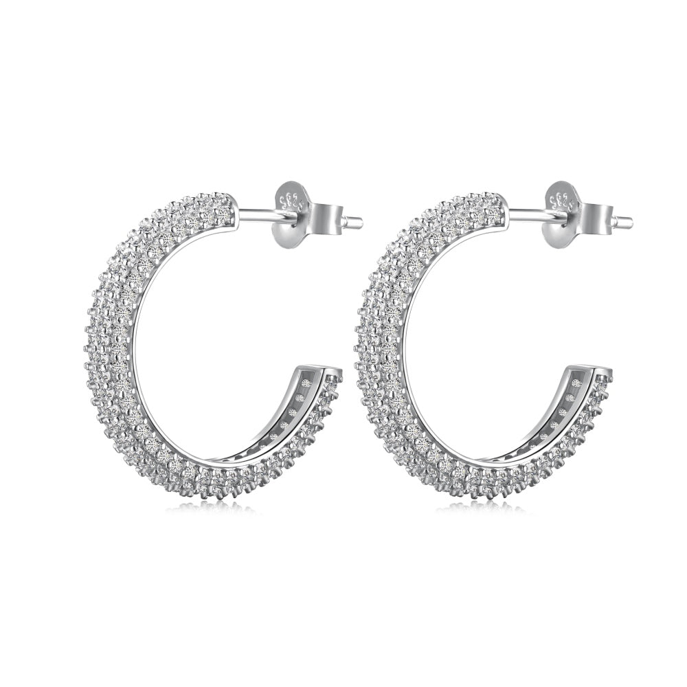 Estate Brilliance Earrings 15mm S925