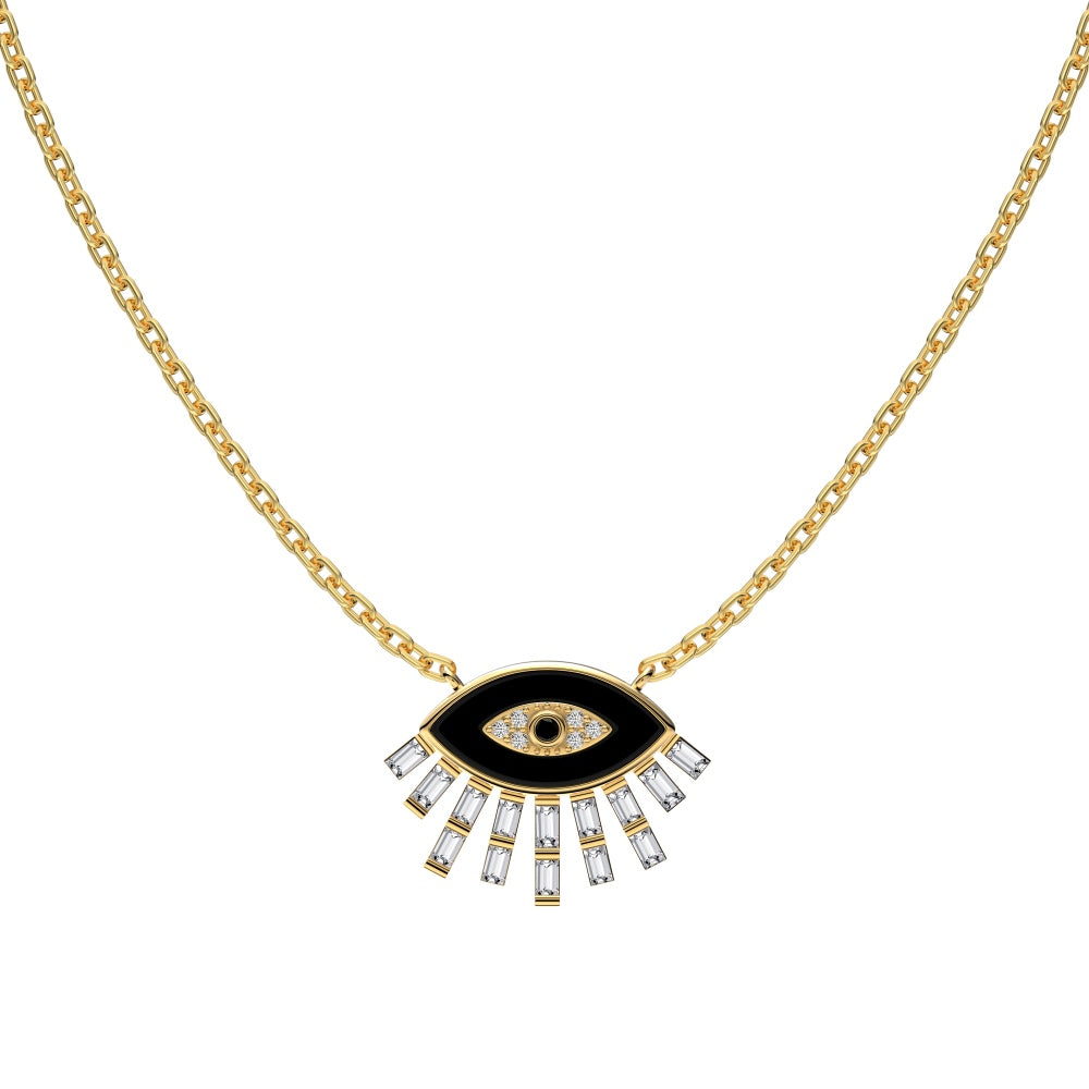 Nocturnal Eye Necklace S925 18K