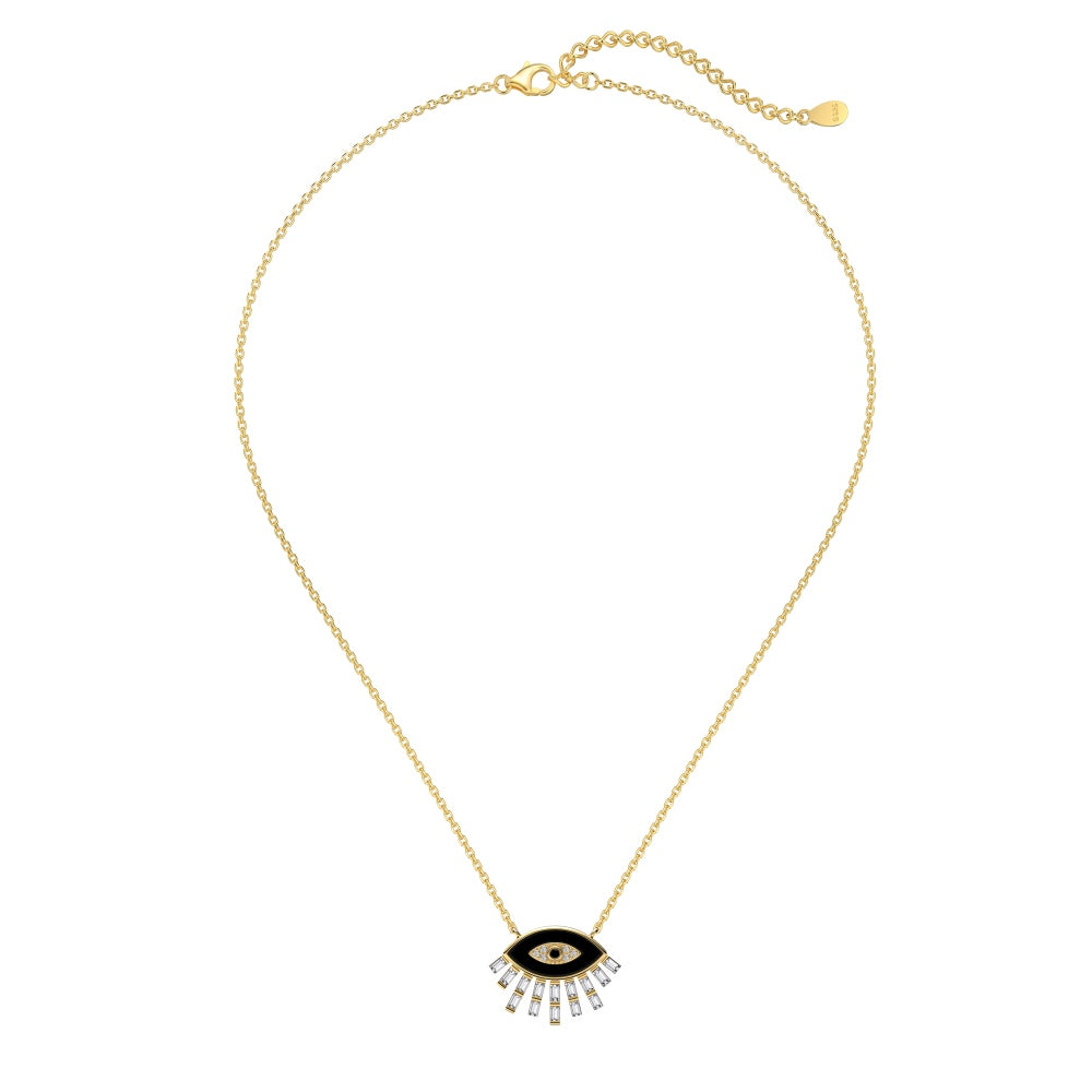 Nocturnal Eye Necklace S925 18K