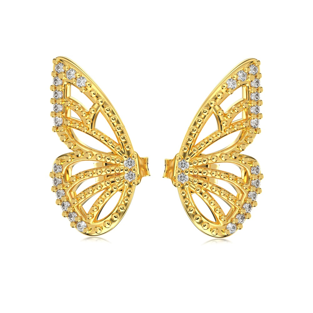 Victorious Wings Earrings S925 18K