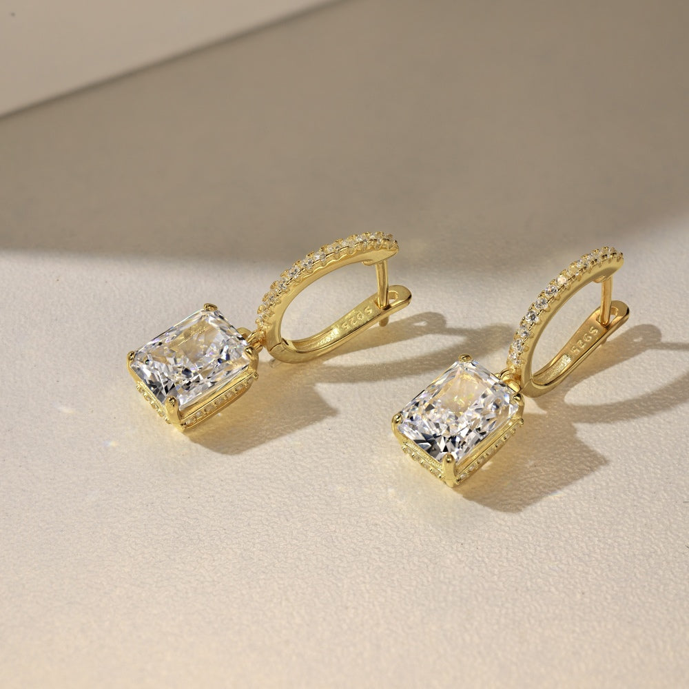 Duchess Diamonds Earrings S925 18K