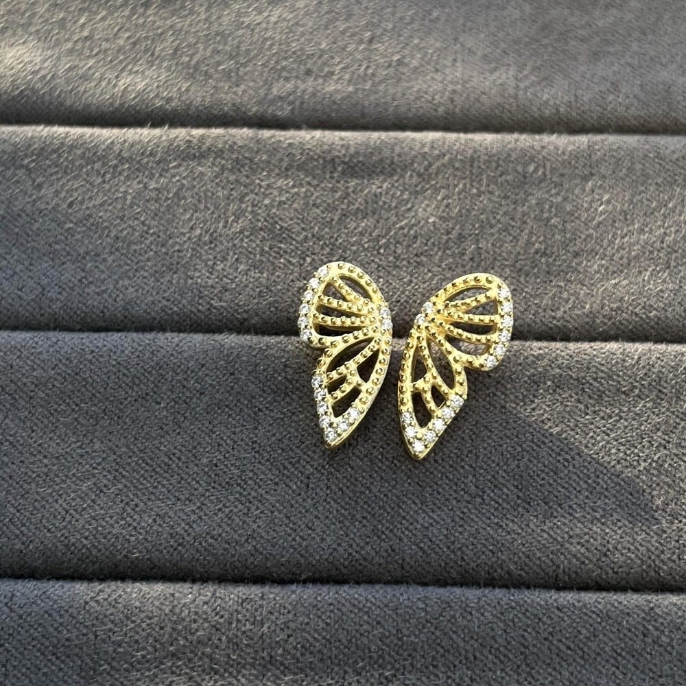 Victorious Wings Earrings S925 18K