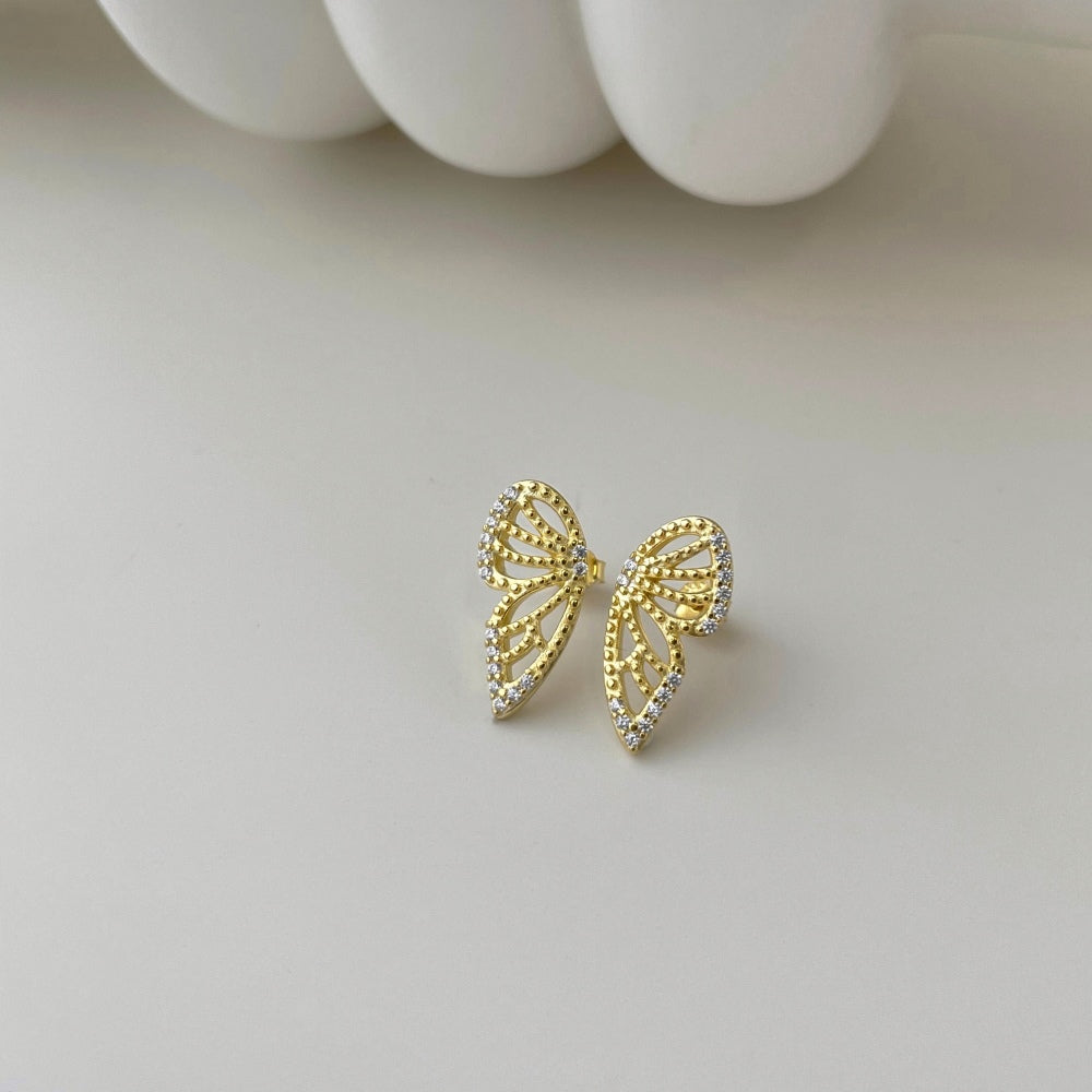 Victorious Wings Earrings S925 18K