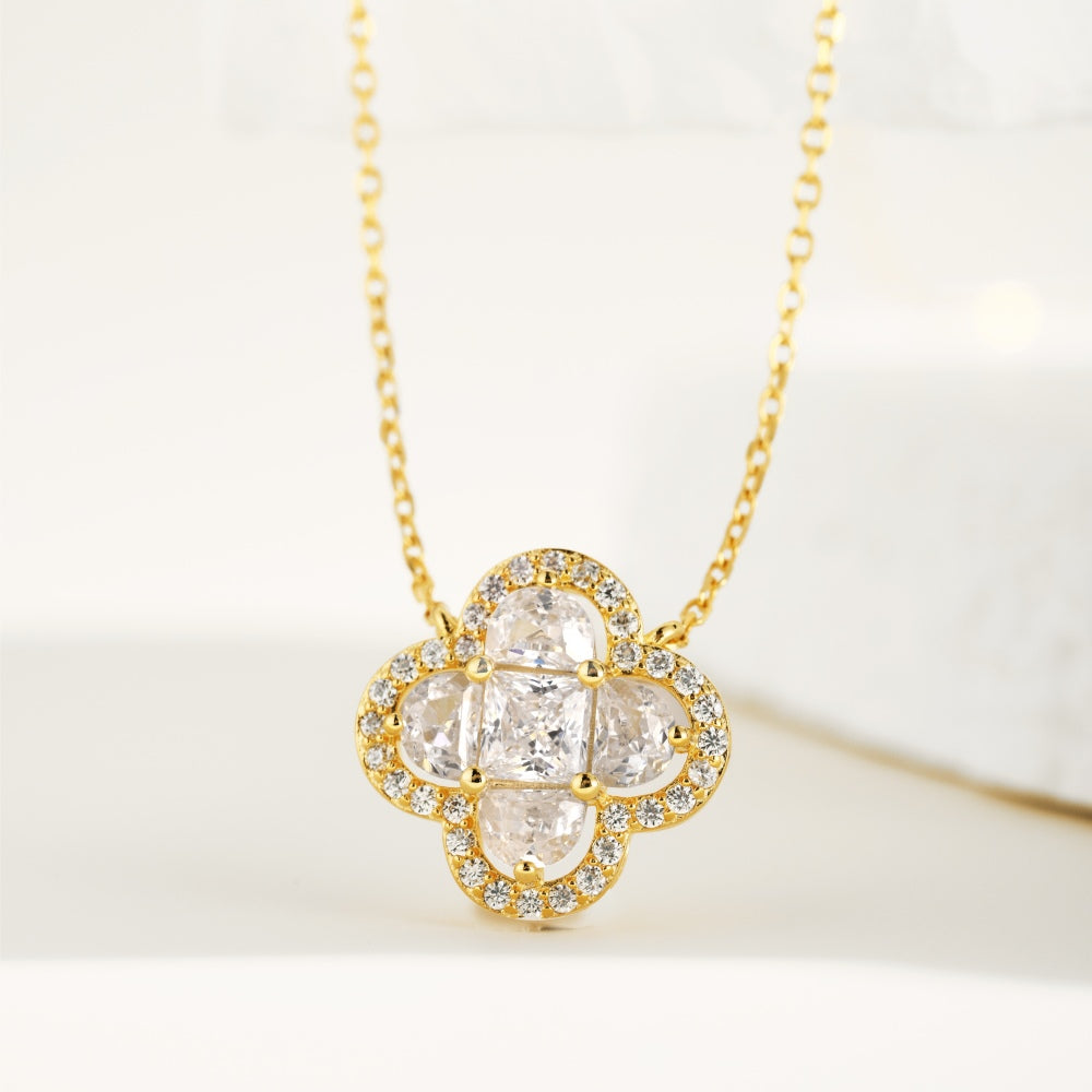 Radiant Blossom Necklace S925 18K