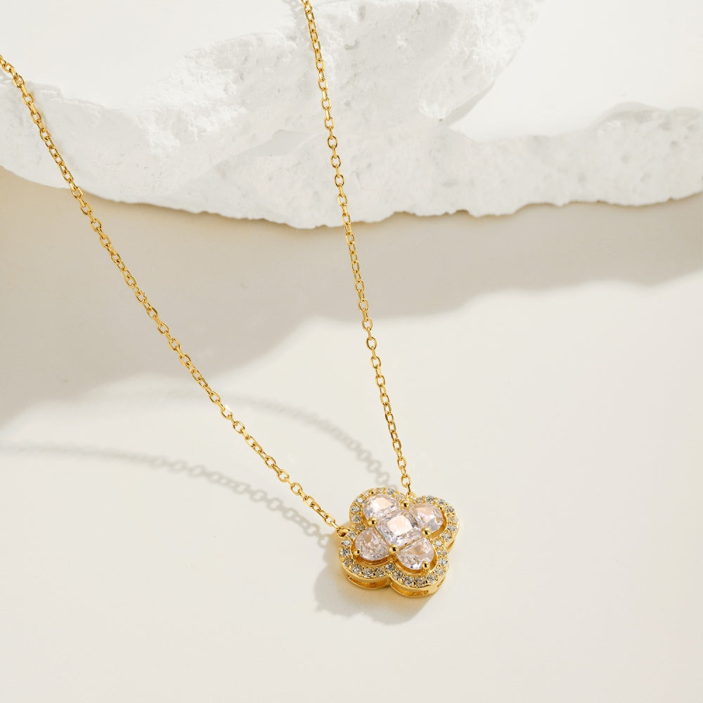 Radiant Blossom Necklace S925 18K