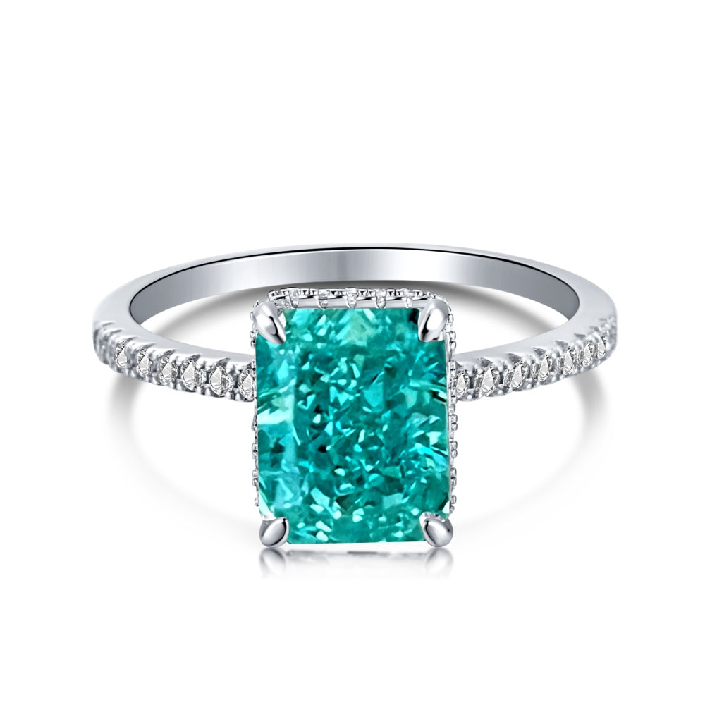 Ice Queen Turquoise Ring S925 