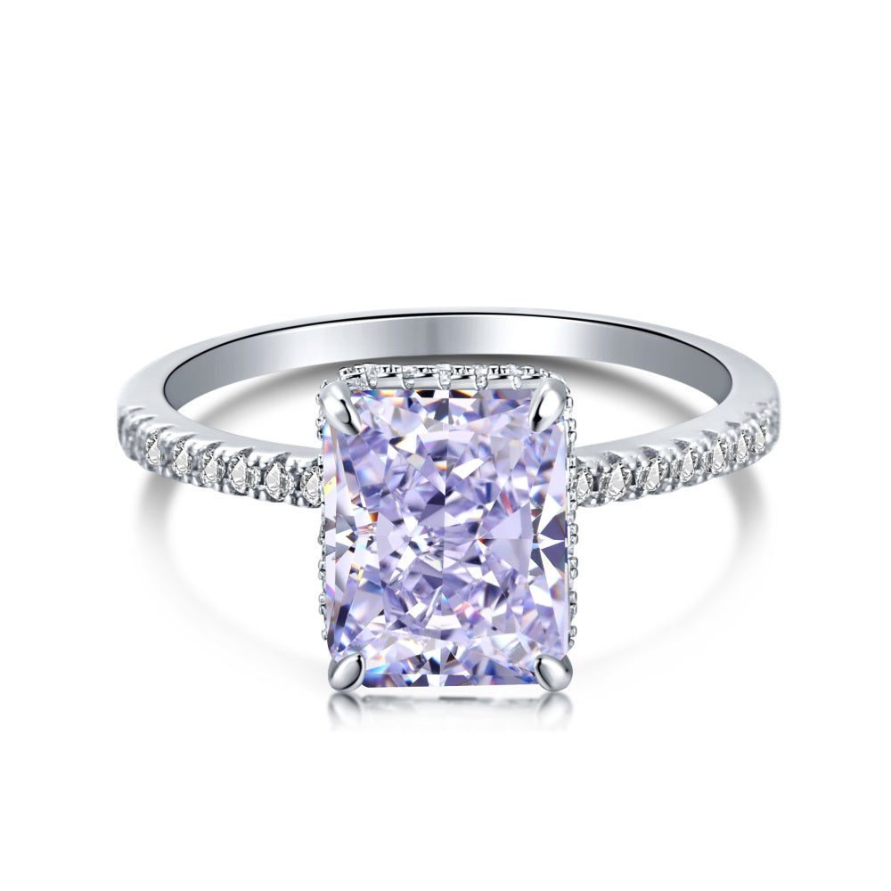 Ice Queen Lavender Ring S925 