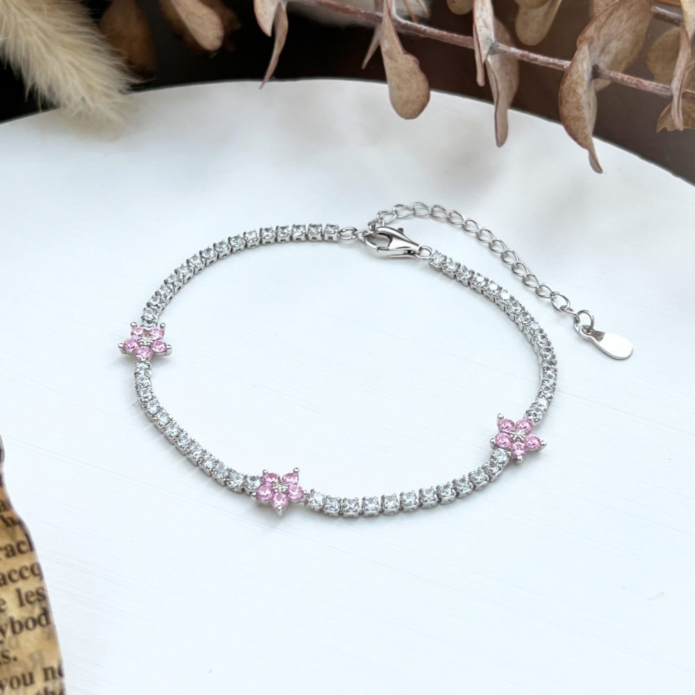 Garden Bloom Bracelet 2mm S925 