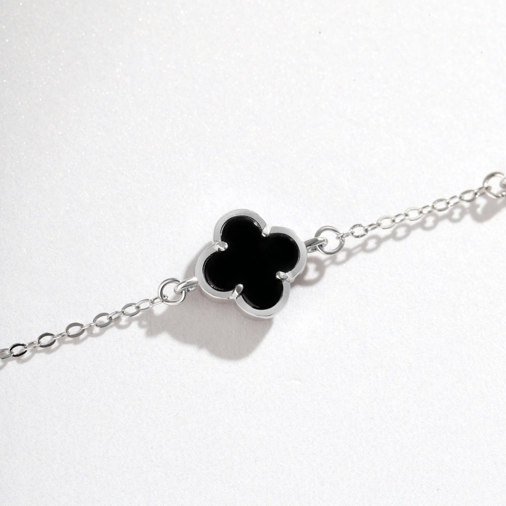 Four-Leaf Fortune Bracelet S925 