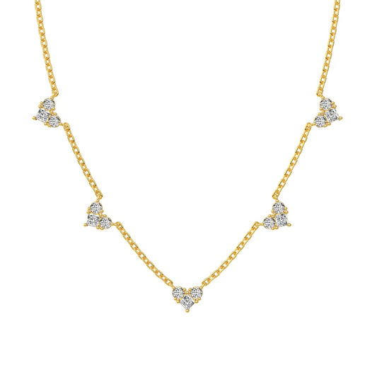 Brilliant Belle Necklace S925 18K