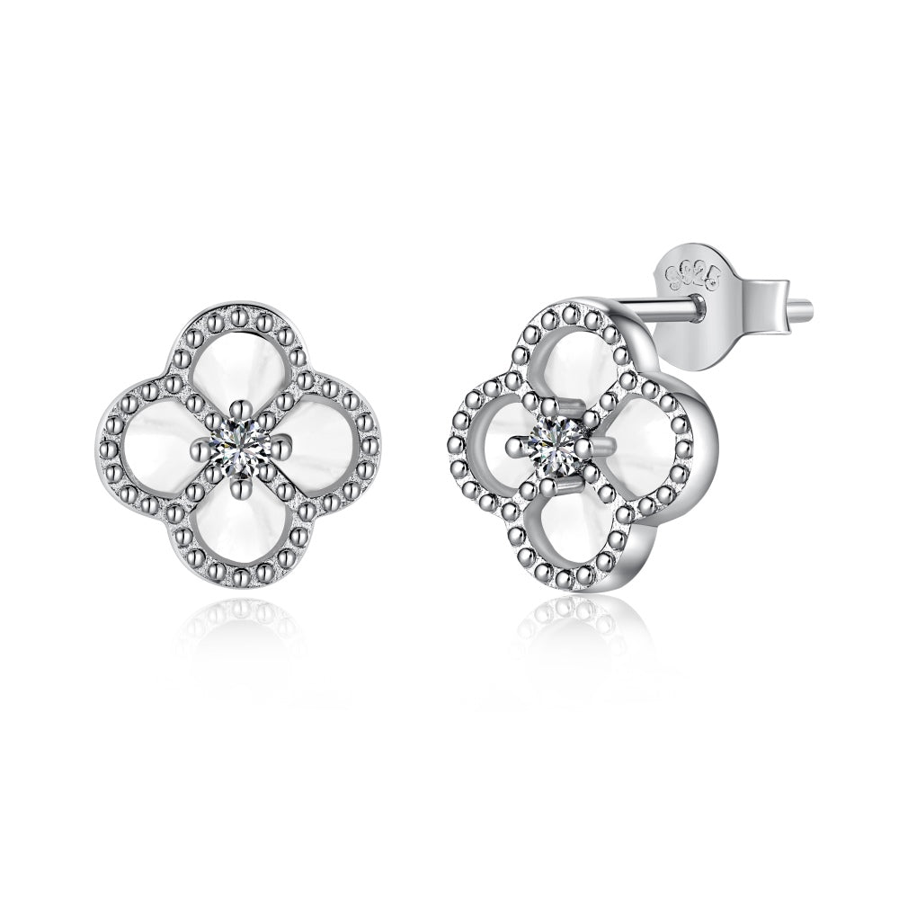 Four-Leaf Luck Earrings S925 