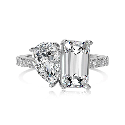 Starlit Diamond Ring S925 