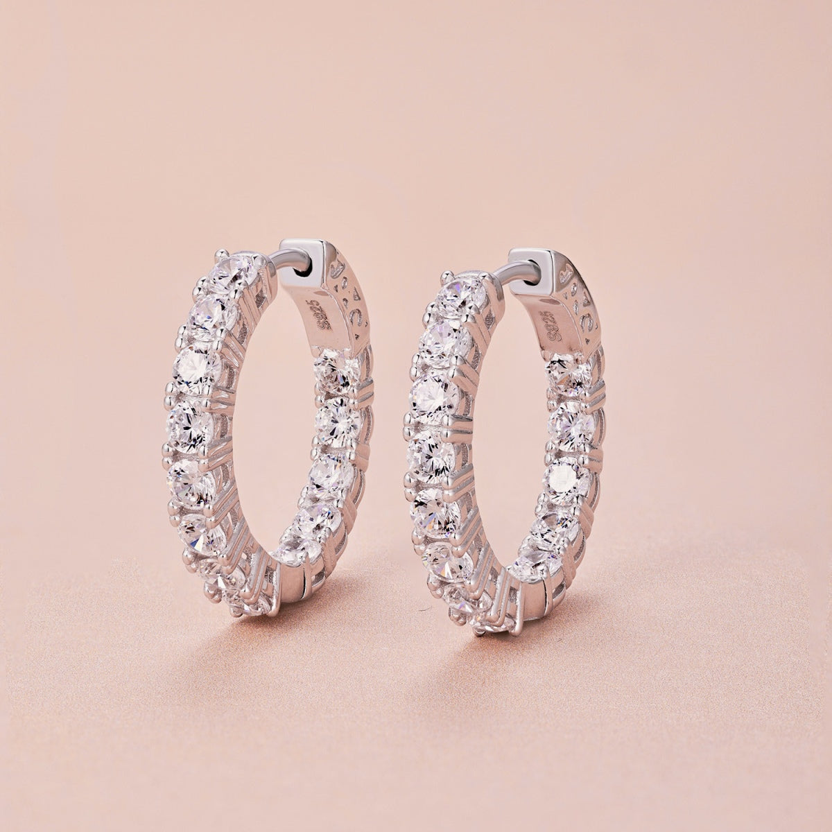 Sparkling Obsession Hoops Earrings S925 