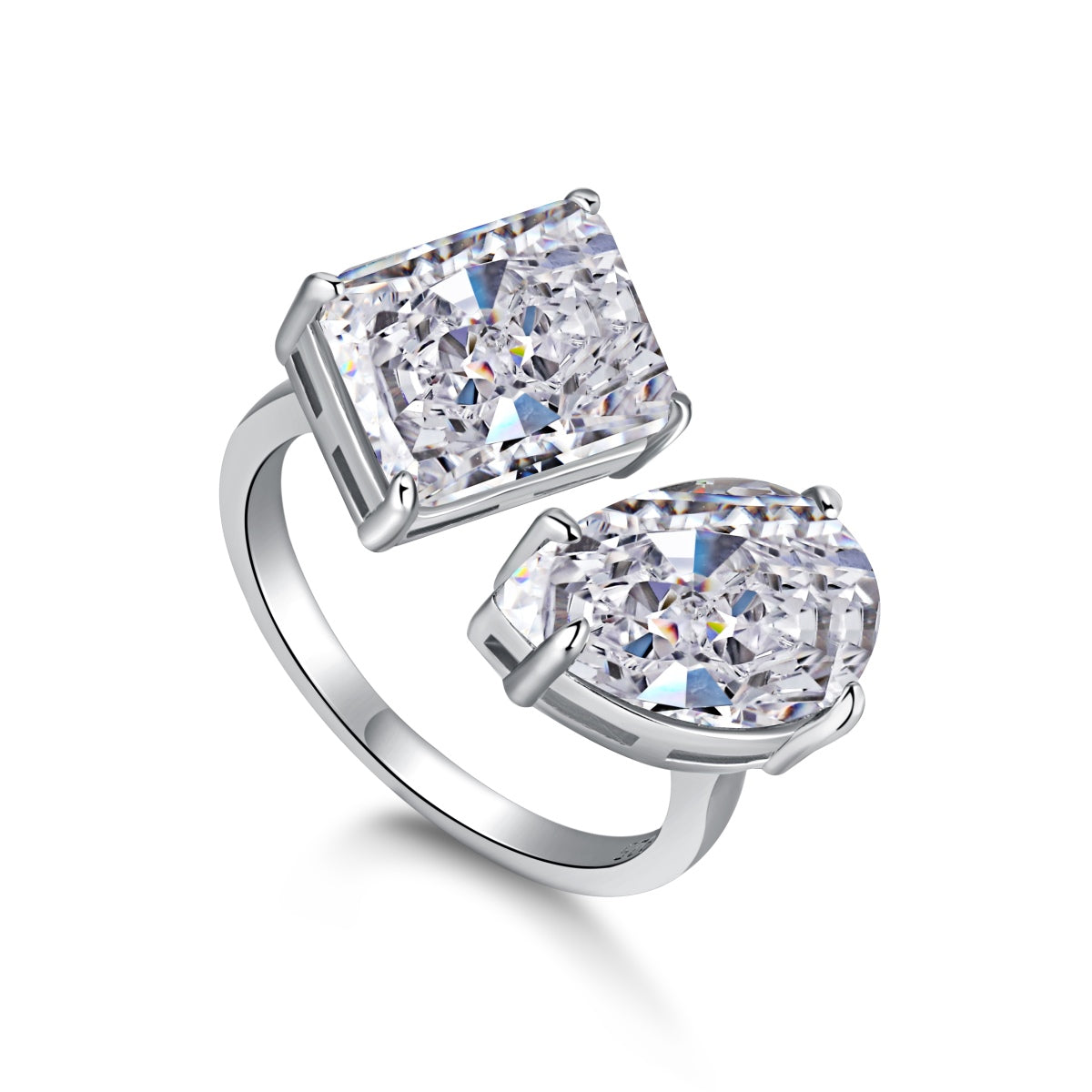 Diamond Ice Queen Ring S925 