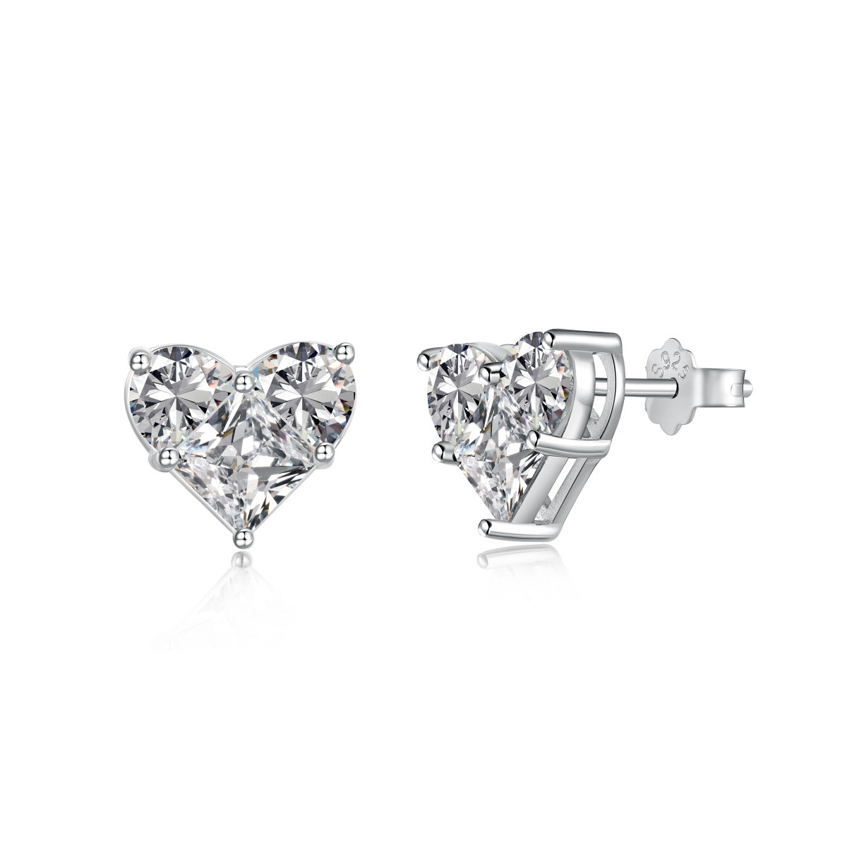 Queen of Hearts Earrings S925 