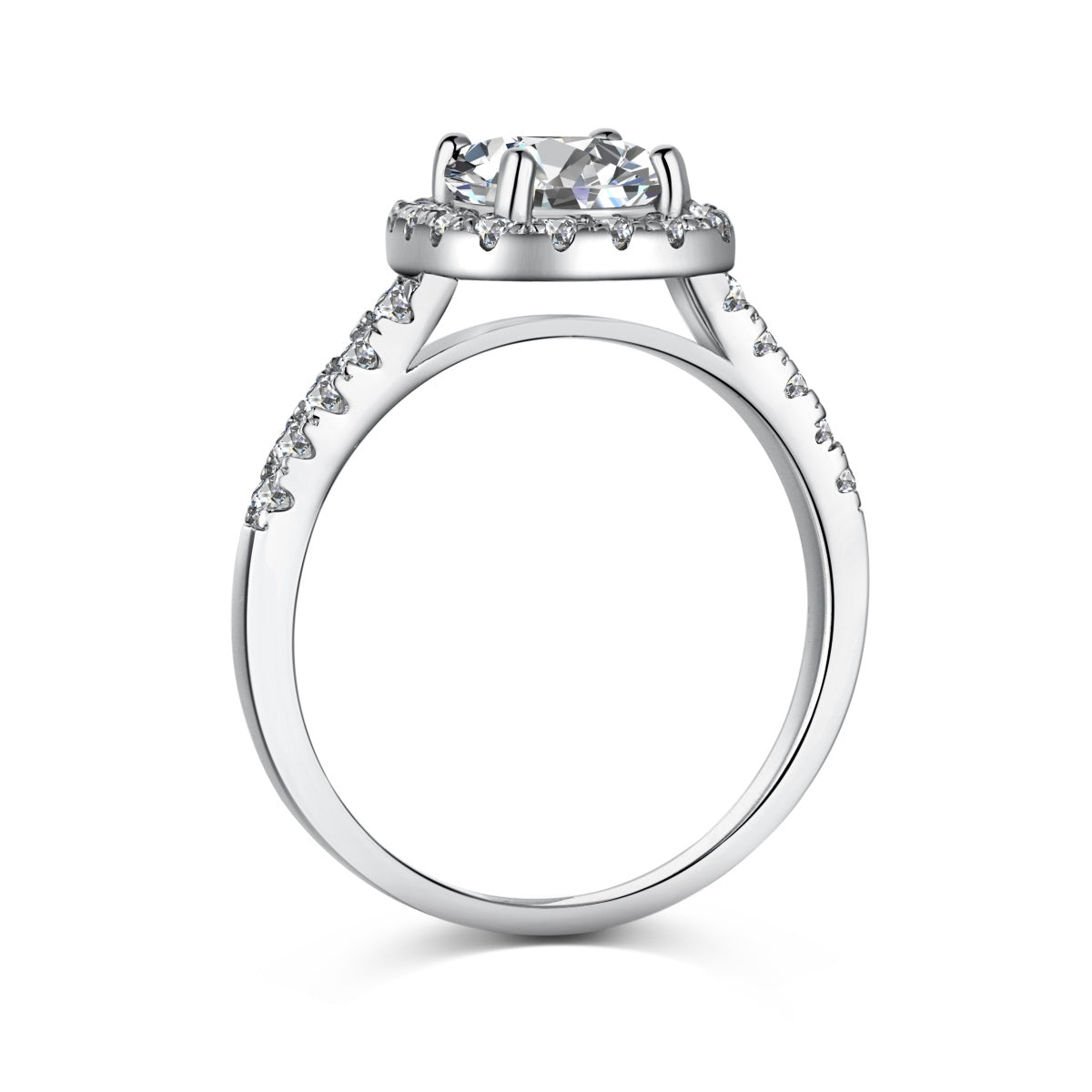 Crowned Jewel Halo Ring S925 