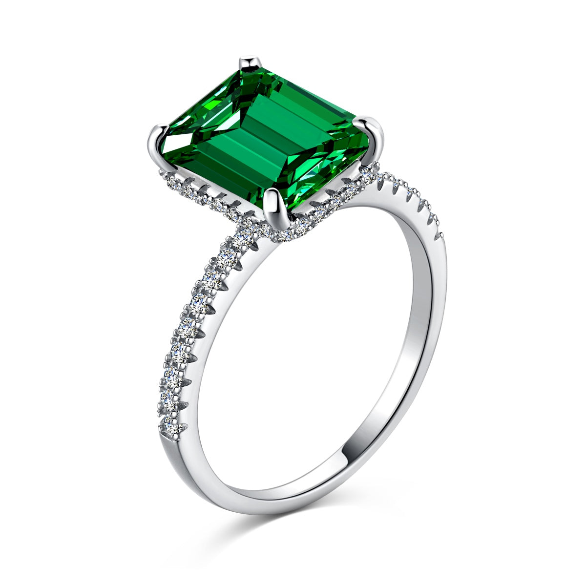 Emerald Enchantment Ring S925 