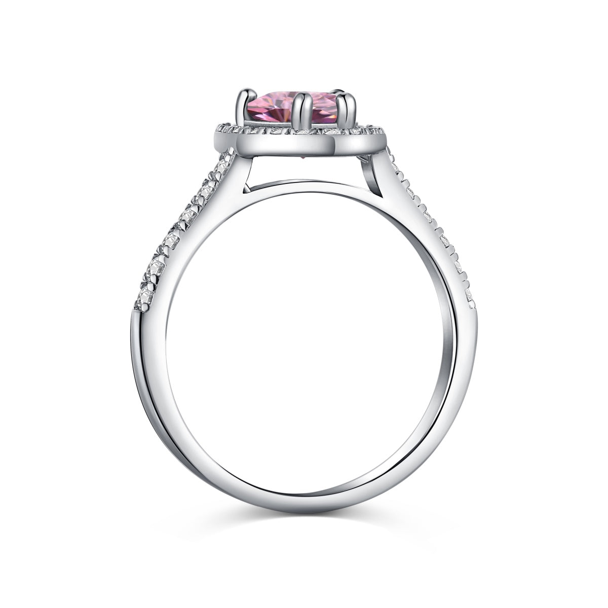 Heavenly Heart Pink Ring S925