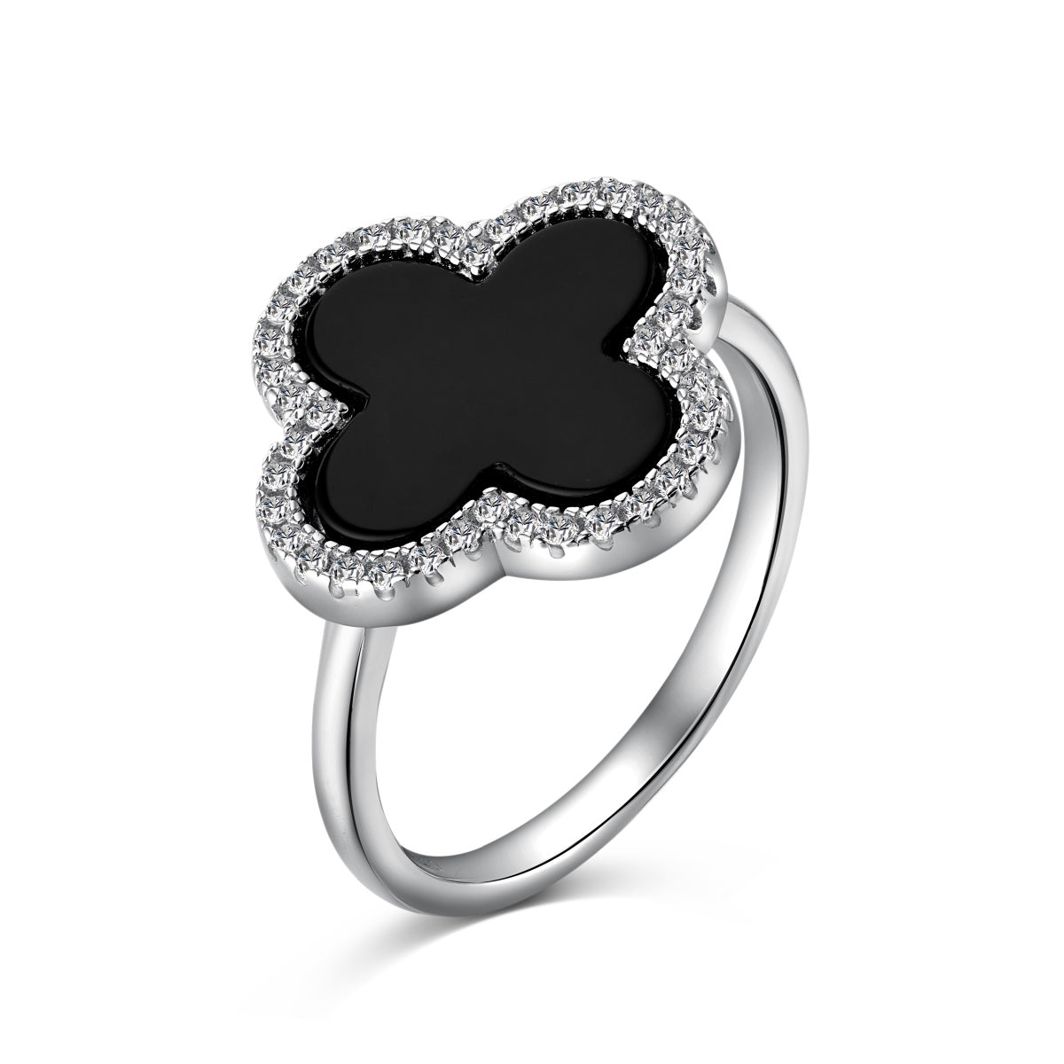 Four-Leaf Clover Ring S925 