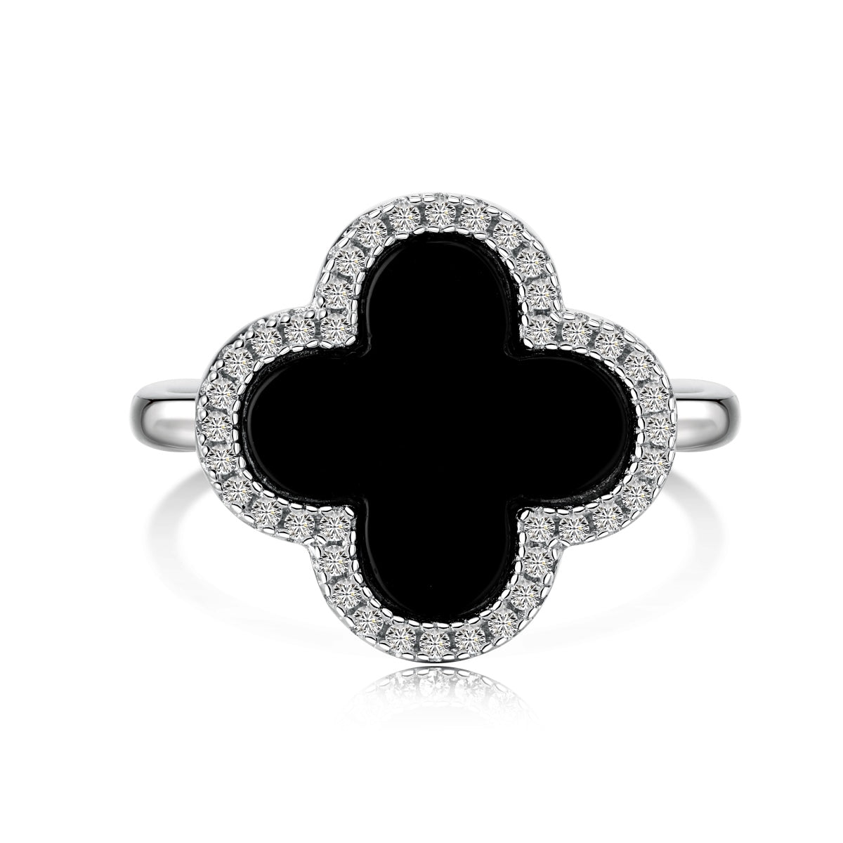 Four-Leaf Clover Ring S925 