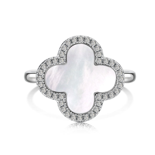 Four-Leaf Bloom Ring S925 