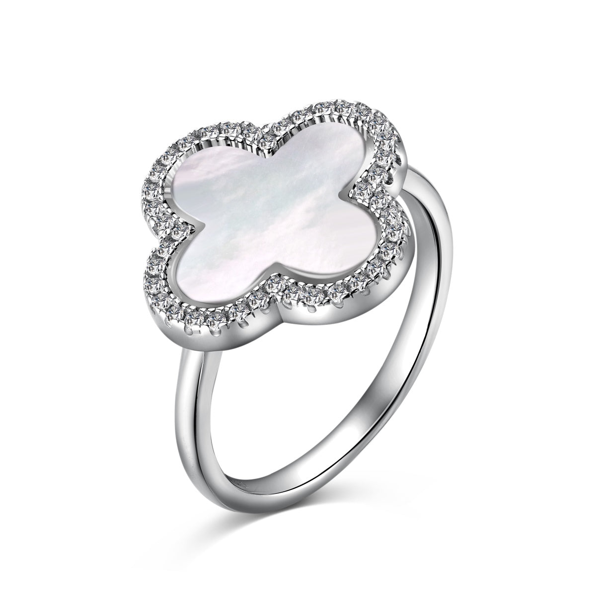 Four-Leaf Bloom Ring S925 