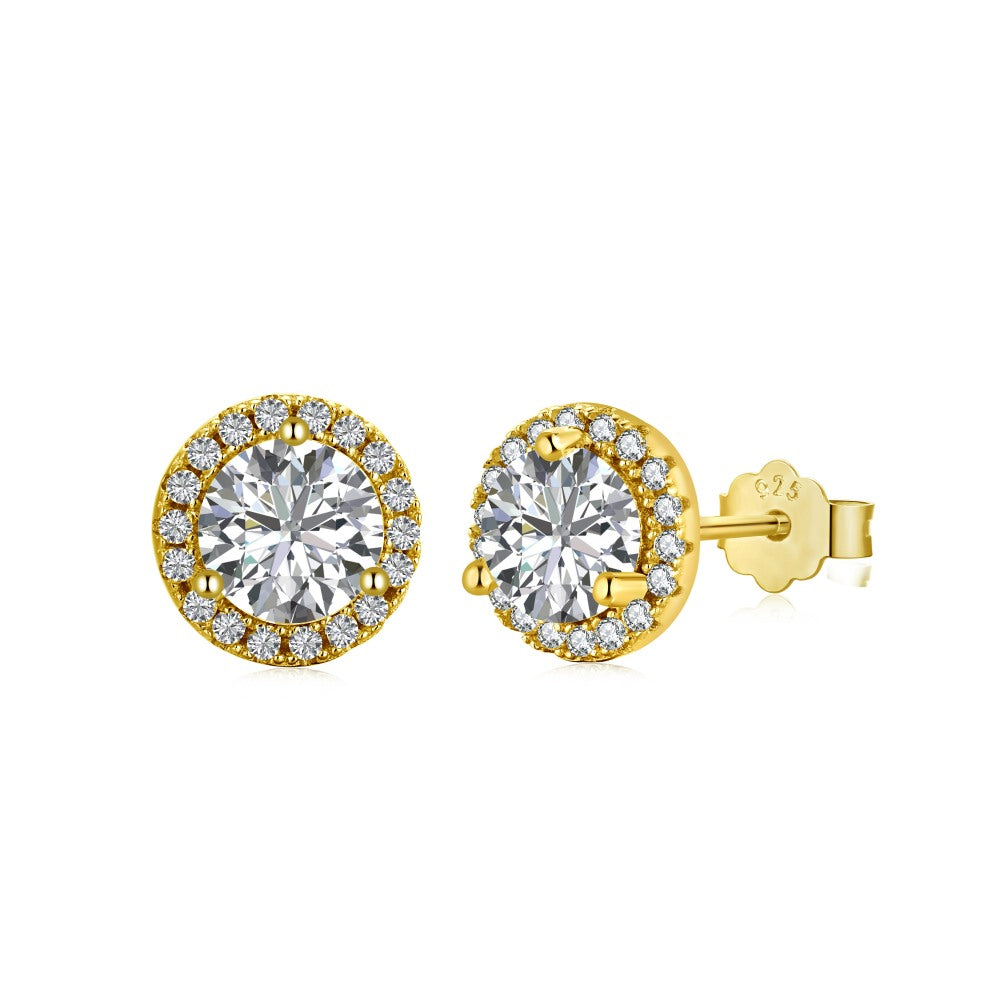 Dazzling Diamond Earrings S925 18K