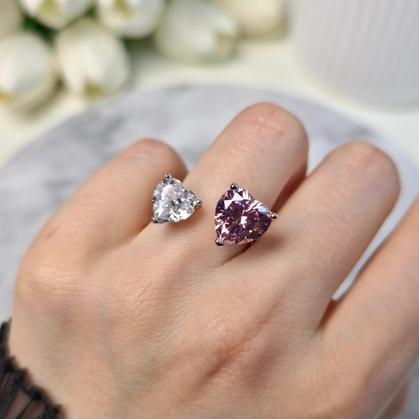 Sweetheart Sparkle Ring S925