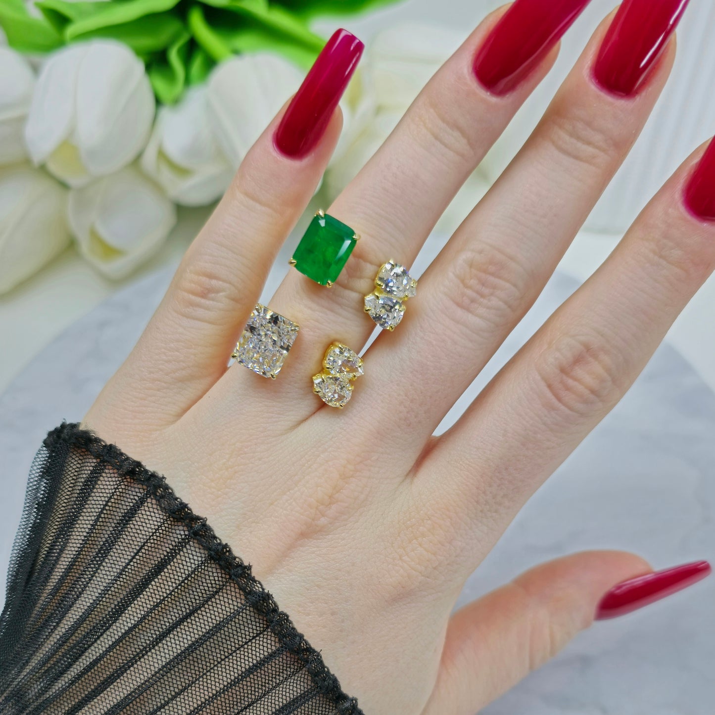 Enigma of Elegance Ring S925 18K