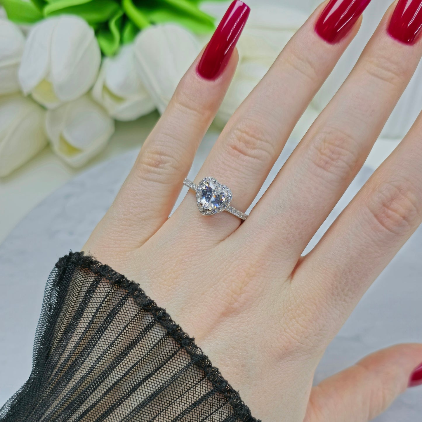 Heavenly Heart Ring S925 