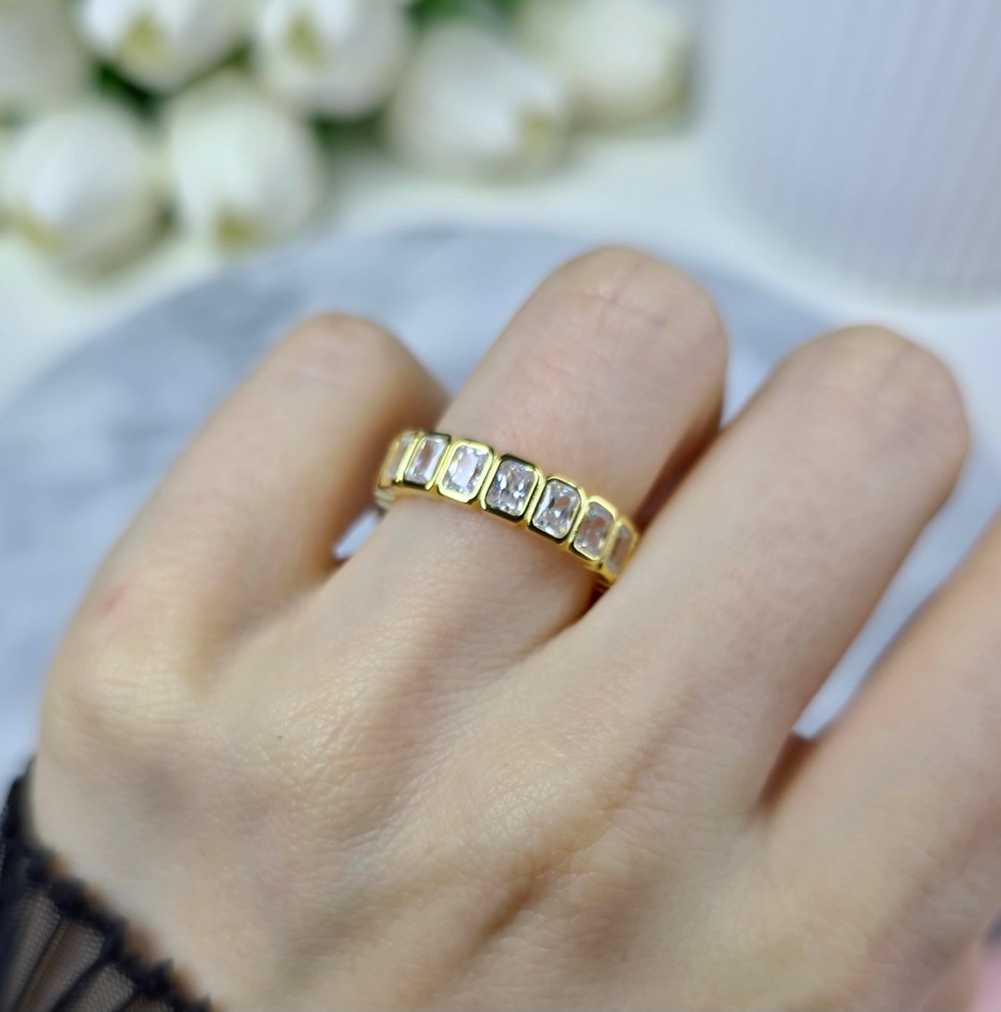 Noble Nobility Eternity Ring S925 18K