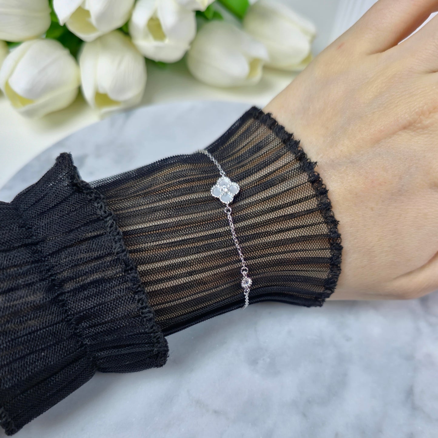 Four-Leaf Luck Bracelet S925 