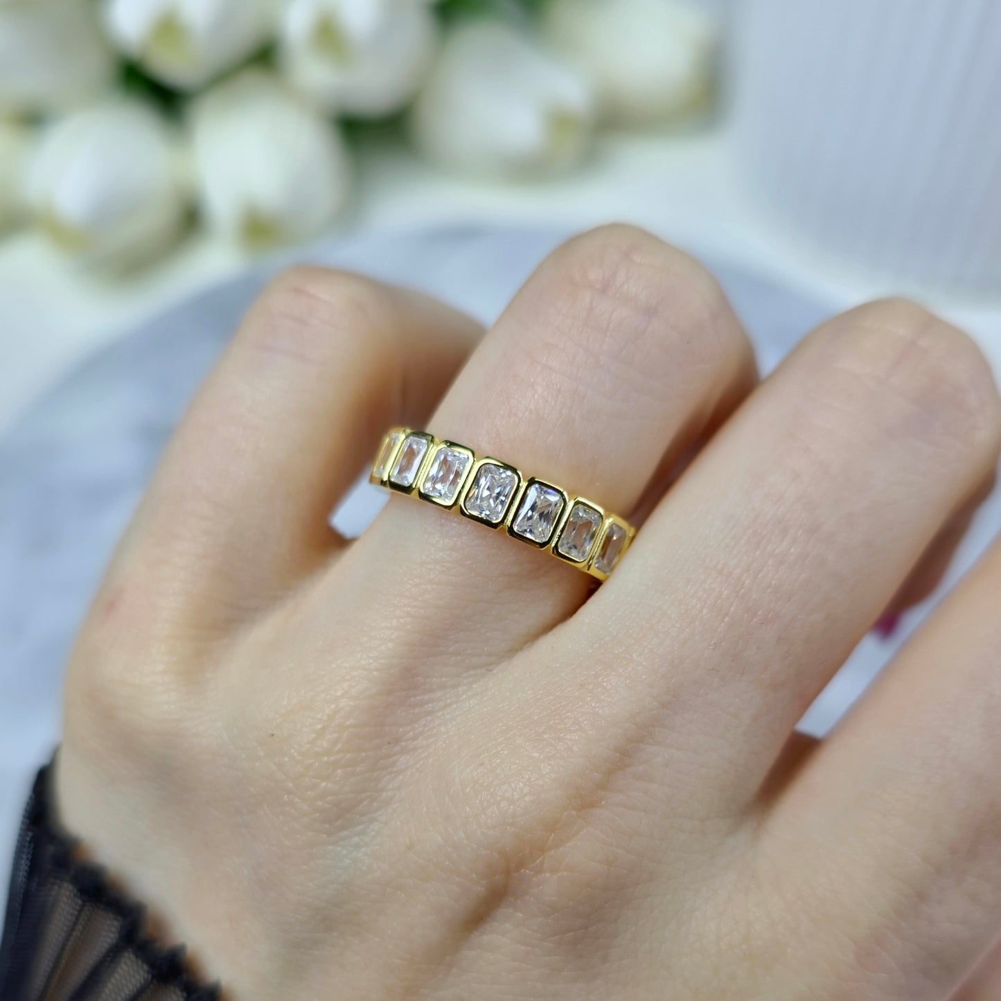 Noble Nobility Eternity Ring S925 18K