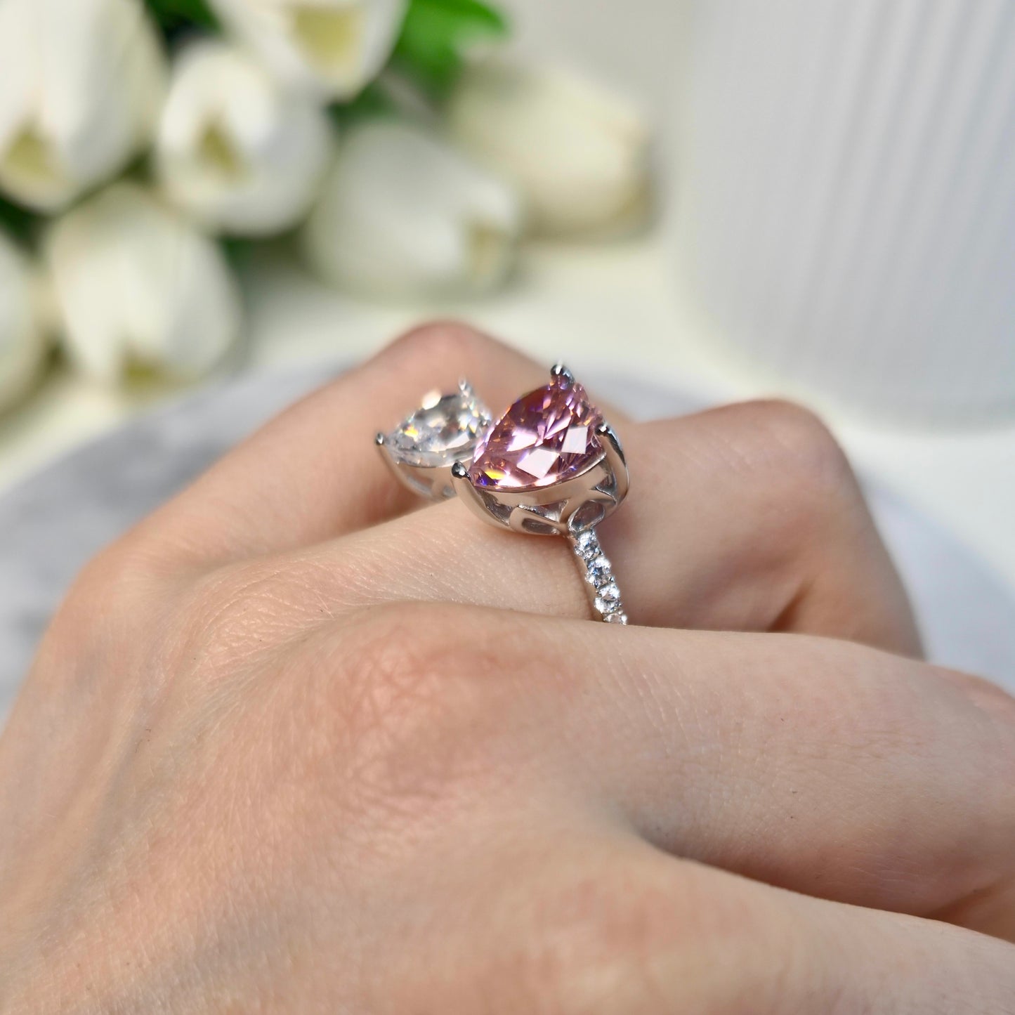 Sweetheart Sparkle Ring S925