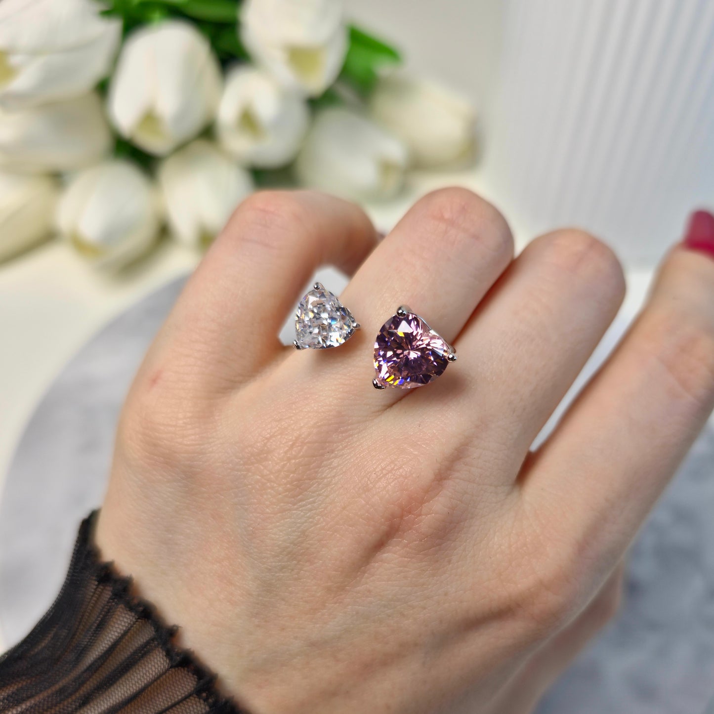 Sweetheart Sparkle Ring S925