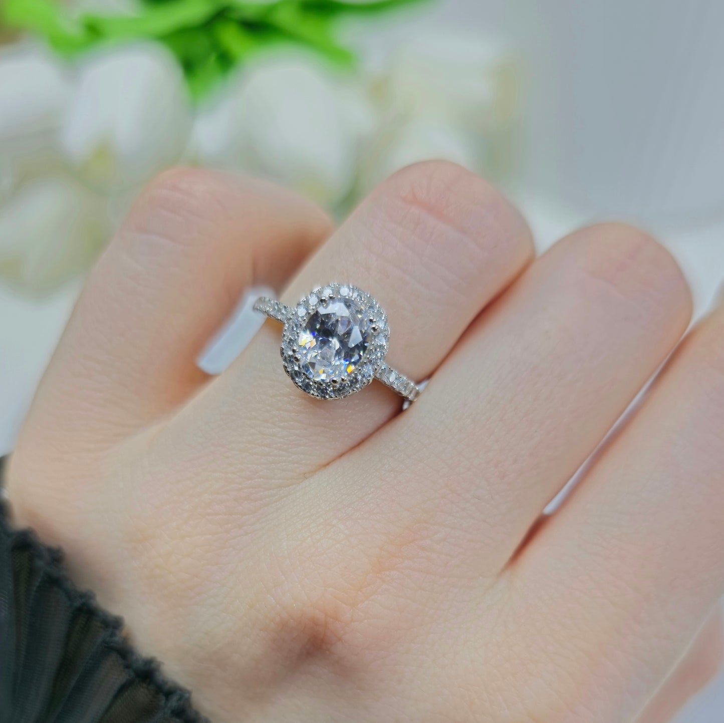 Princess Diamond Ring S925