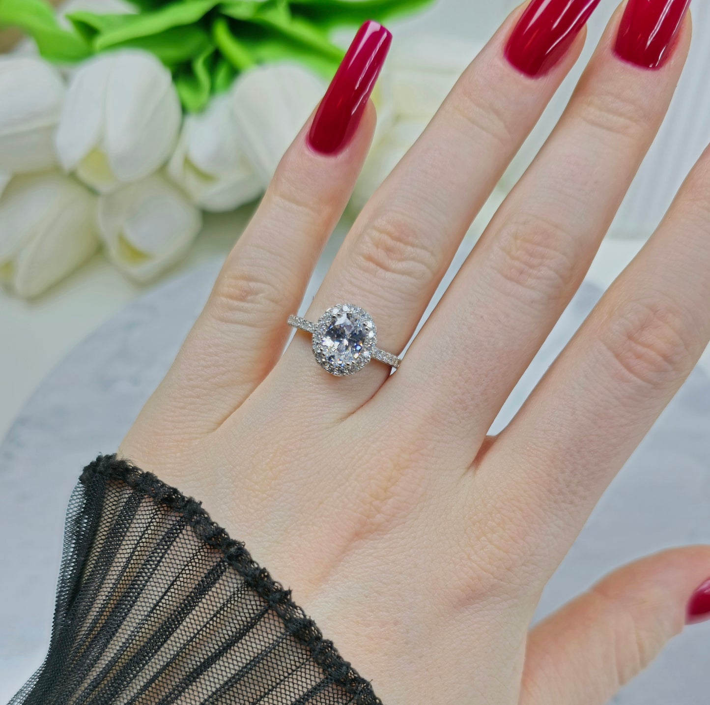 Princess Diamond Ring S925