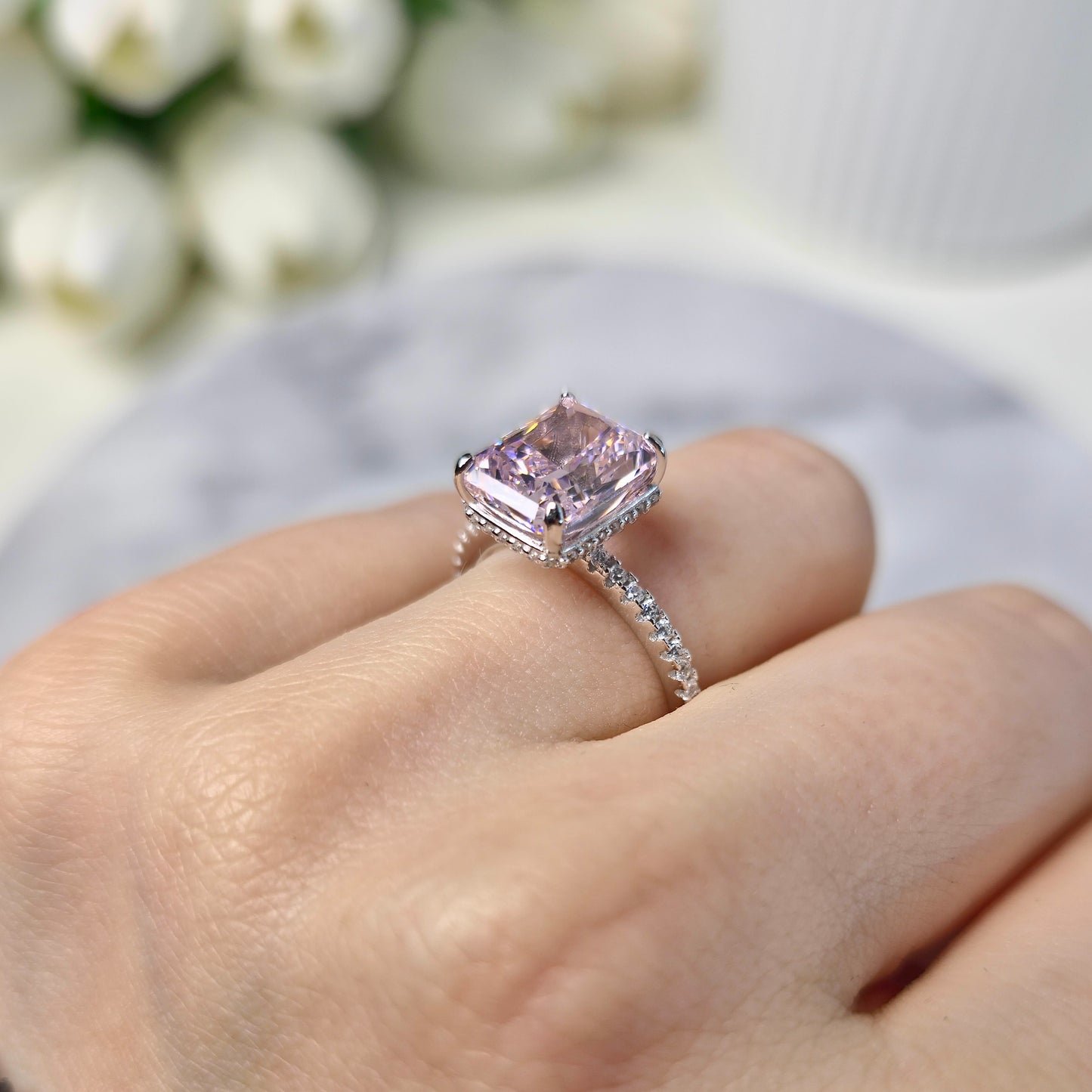 Ice Queen Bloom Ring S925 