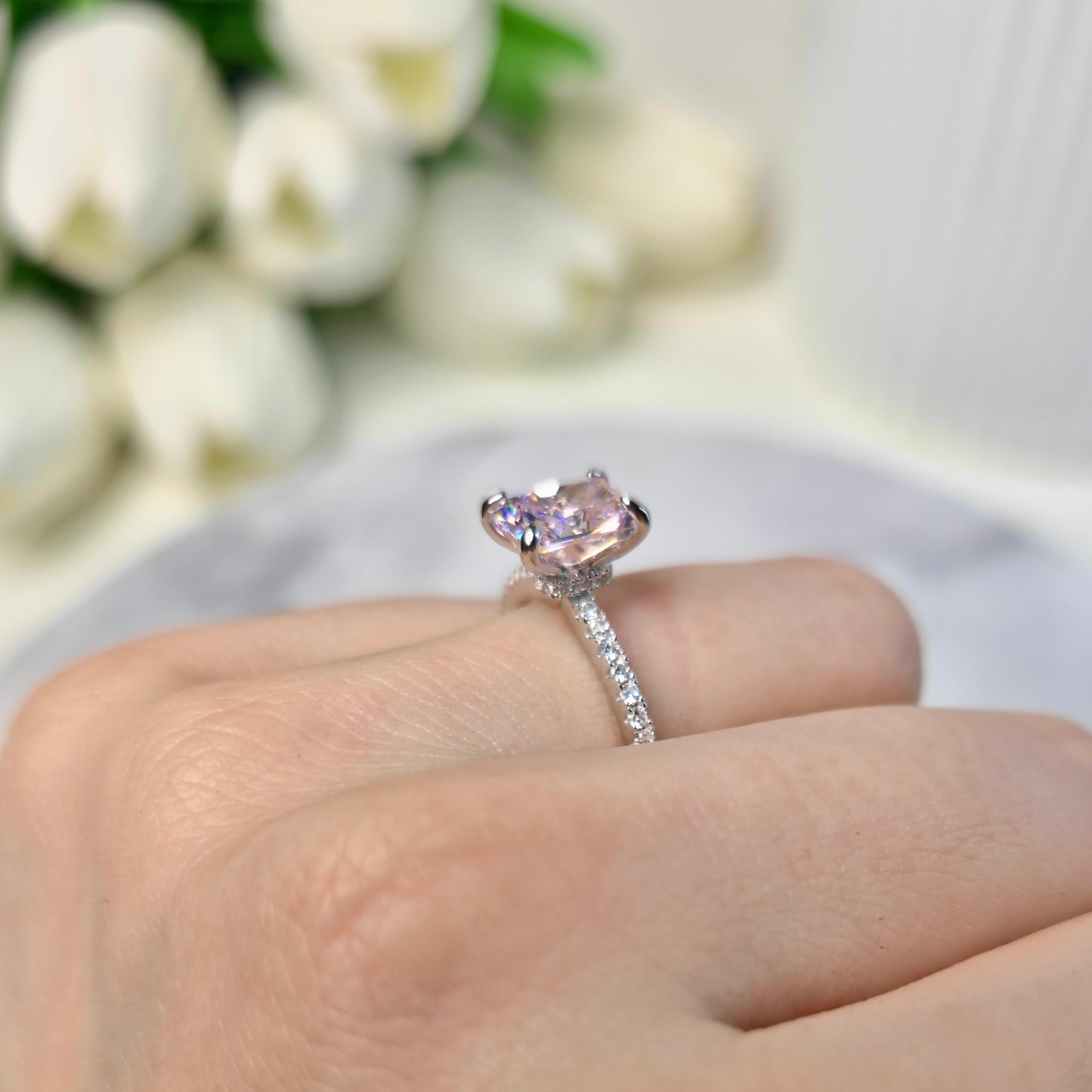 Crystal Queen Bloom Ring S925 