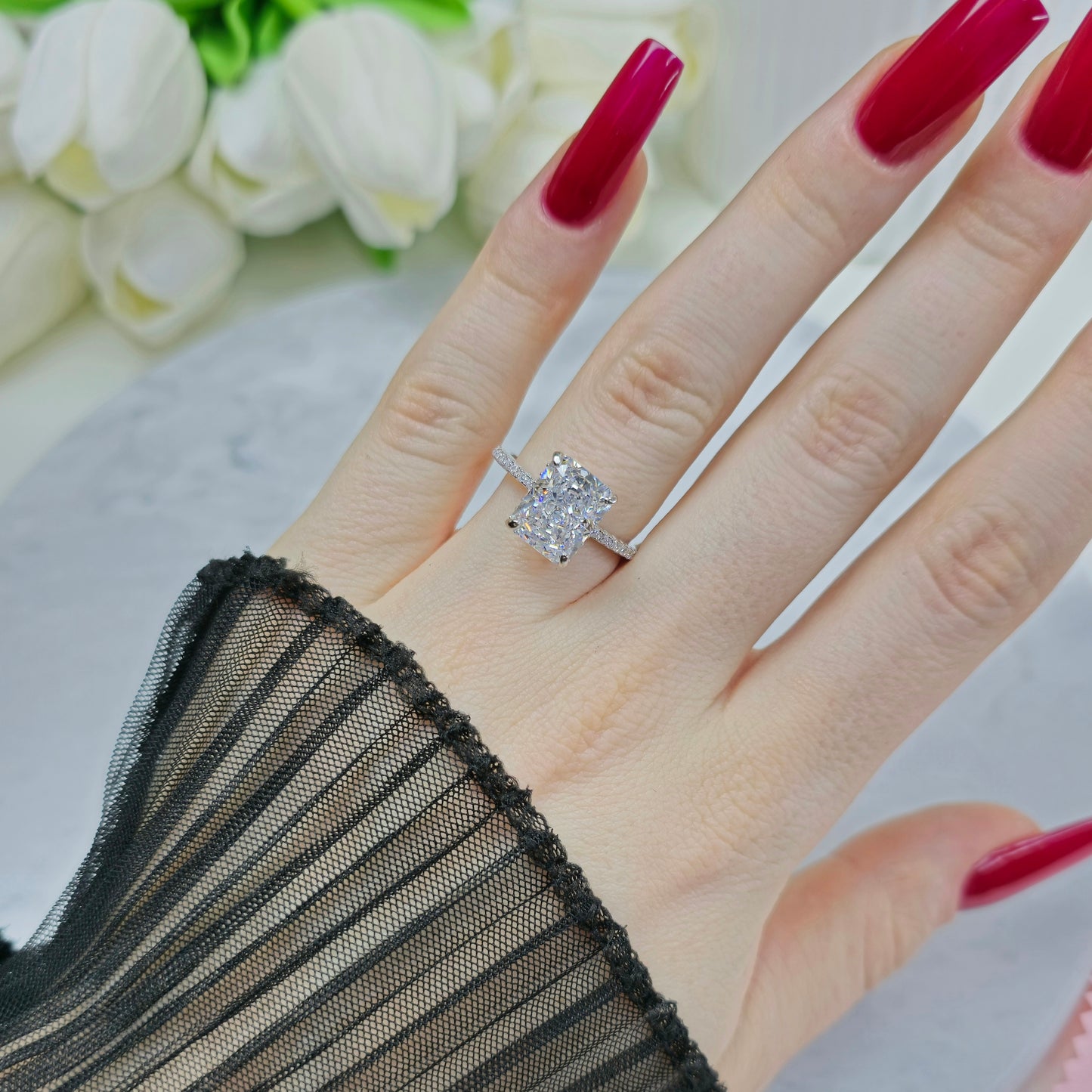 Ice Queen Crystal Ring S925 